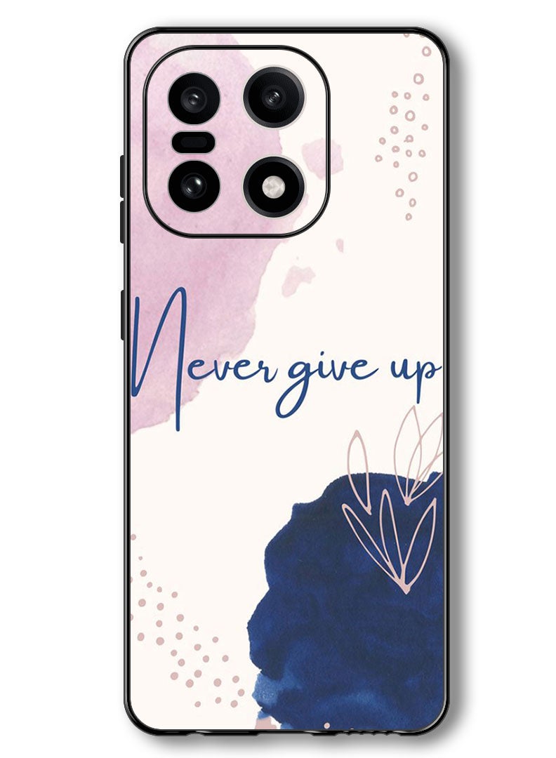 Theodor Case Compatible with OnePlus 15 6.78 Inch Protection Shockproof Bumper Cover Never Give up - Image 1